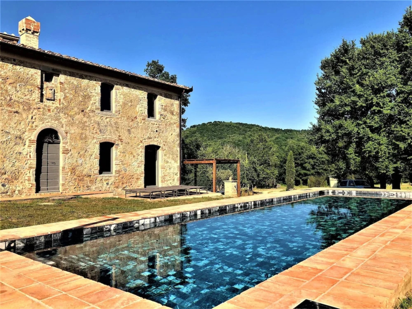 Villa With 4 Bedrooms in Monticiano Siena , With Private Pool and Wifi