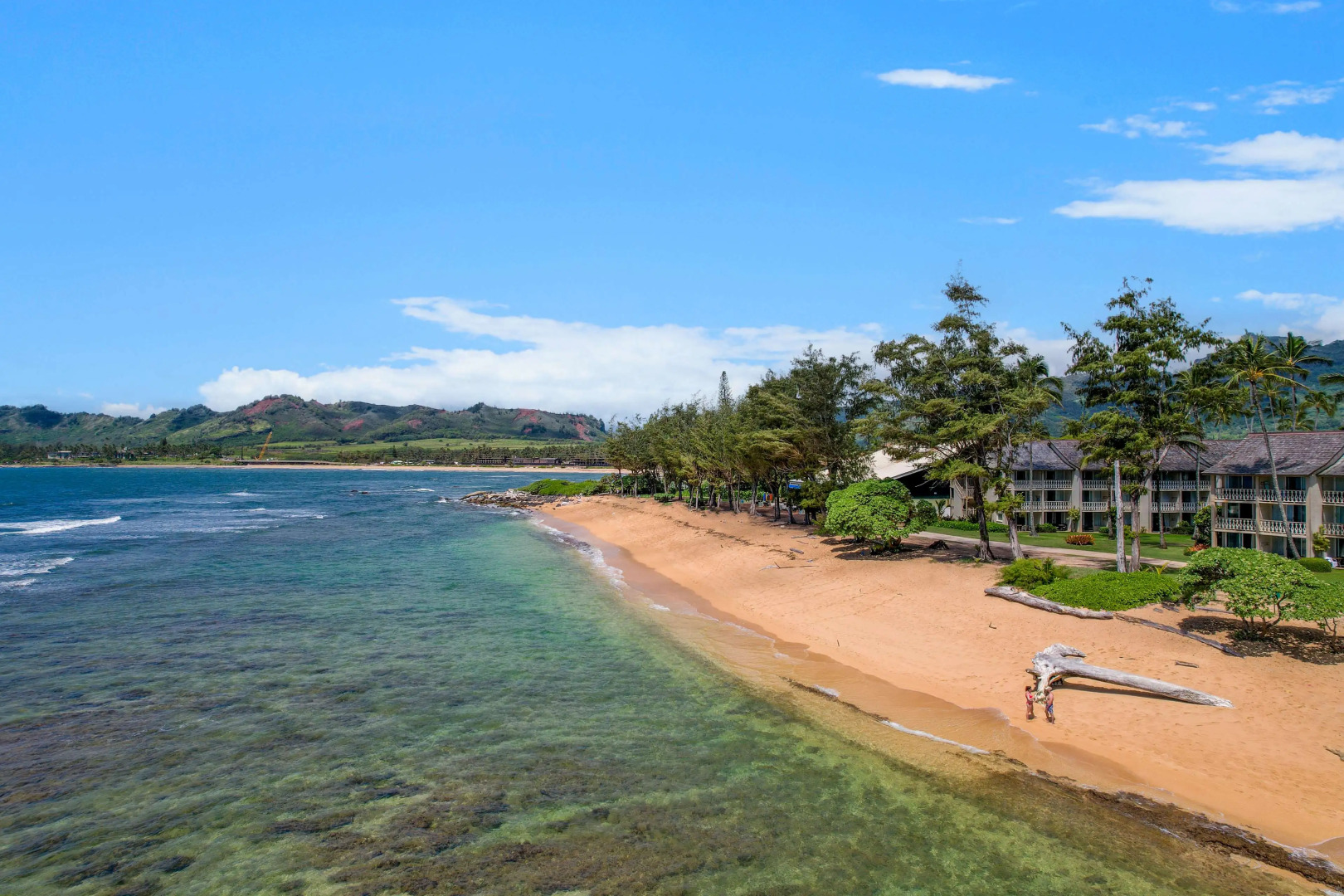 Aston Islander on the Beach