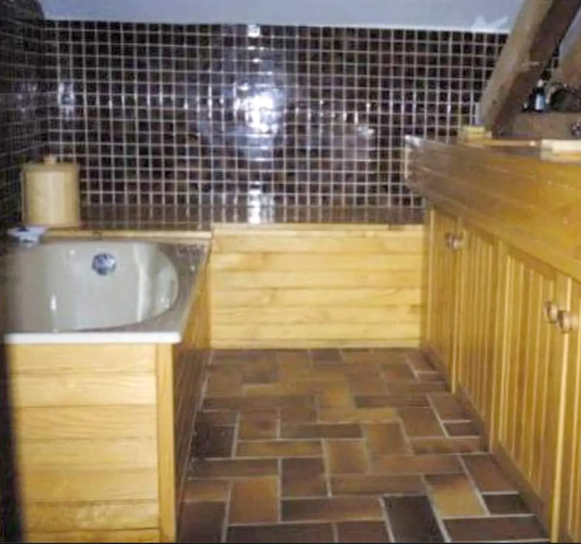 Chalet With 3 Bedrooms in La Léchère, With Wonderful Mountain View and Furnished Garden