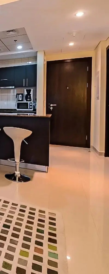 Contemporary One Bedroom with Full Marina View