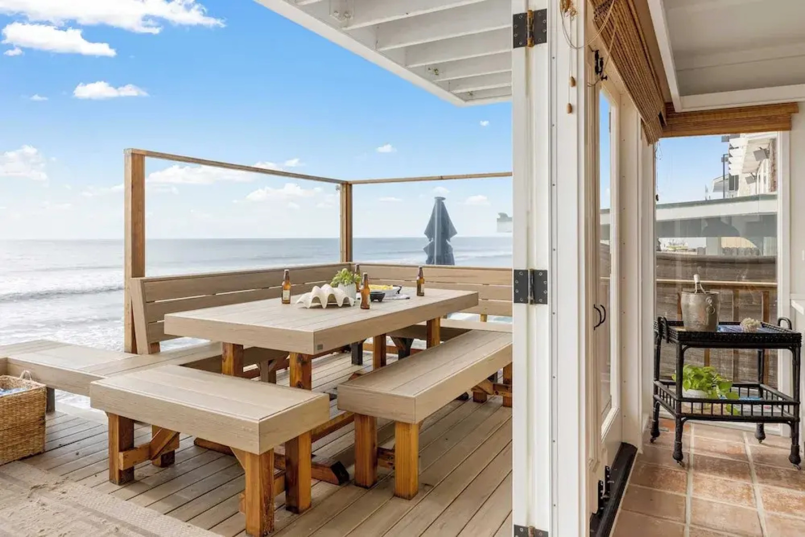 Unbeatable Beachfront Bliss w/ Ocean Views, Luxe Interiors & Patio Beach Road