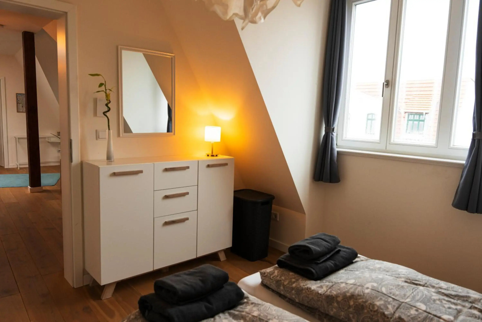 Wölkchen - Wohnung mit Balkon, Holzdielen & TV