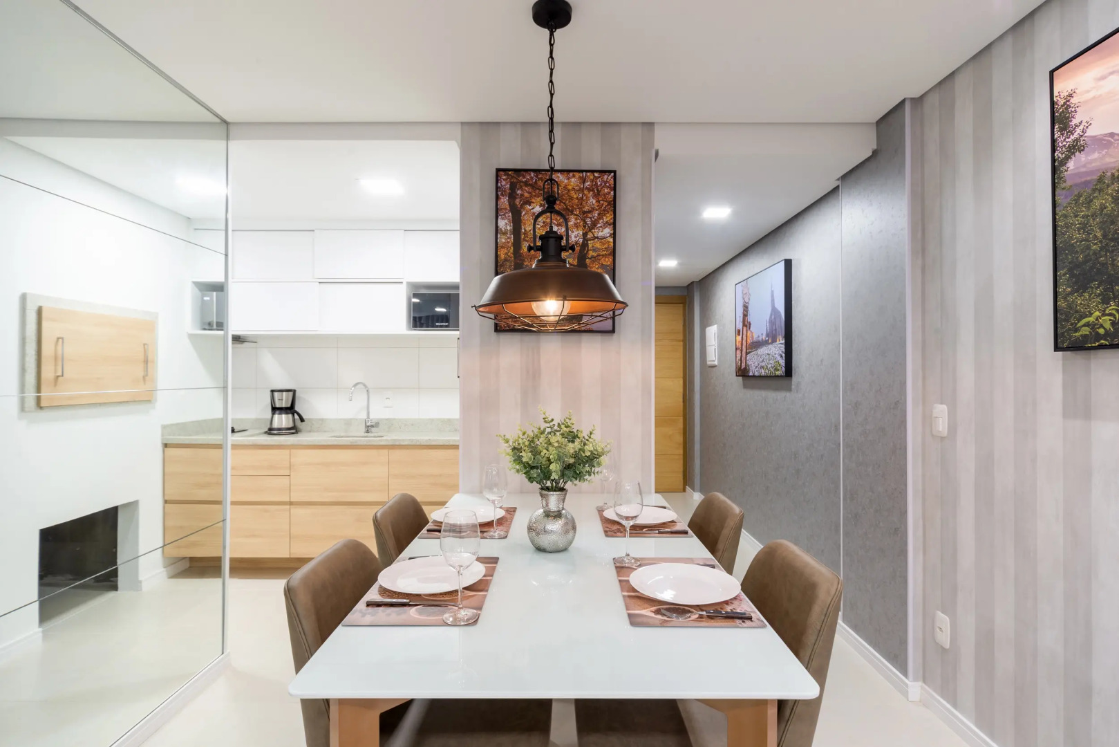 Novíssimo apto de 2 quartos no centro de Gramado