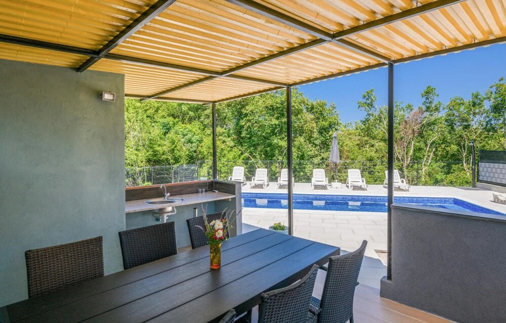 Nice Home in Labin With 4 Bedrooms, Wifi and Outdoor Swimming Pool