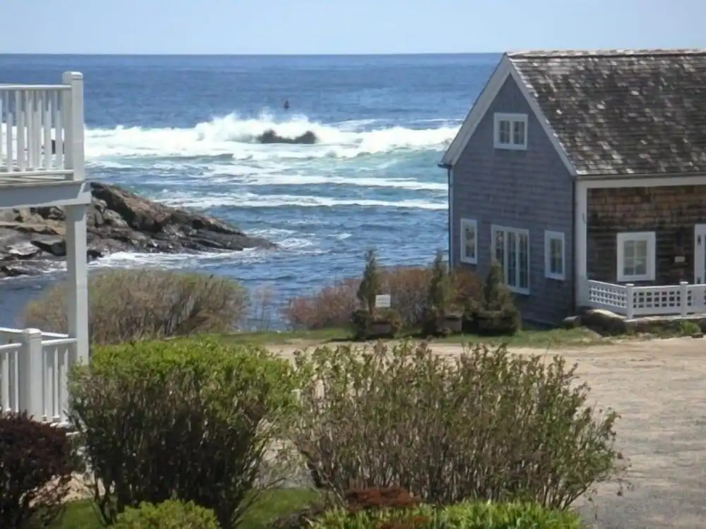 Perkins' Cove Gem - Q934 Ocean view home with one bedroom loft in the heart of Perkins Cove 1 Condo by RedAwning