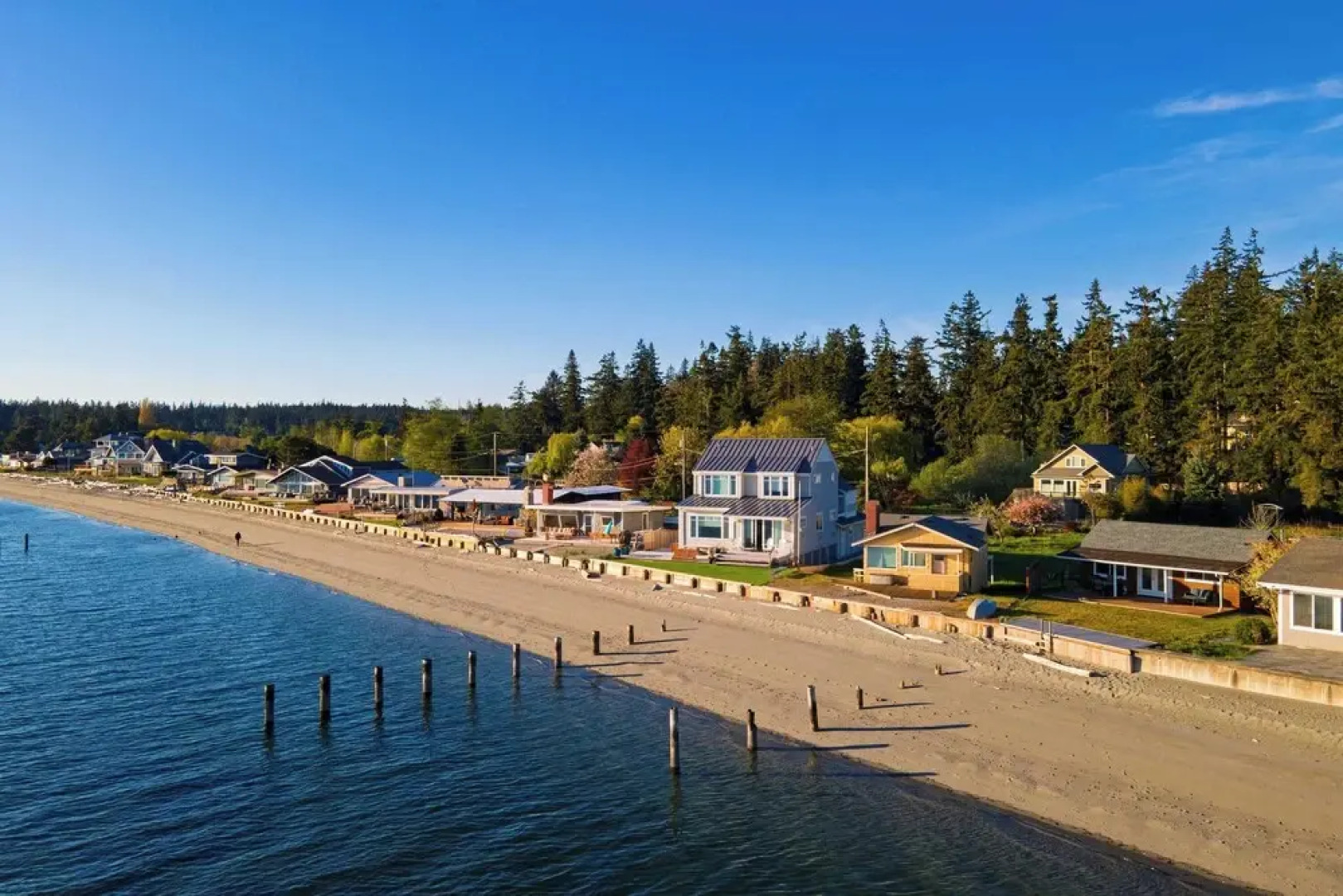 Cozy Whidbey Island Stay Steps on the Beach Fireplace, Bbq, Near Trails