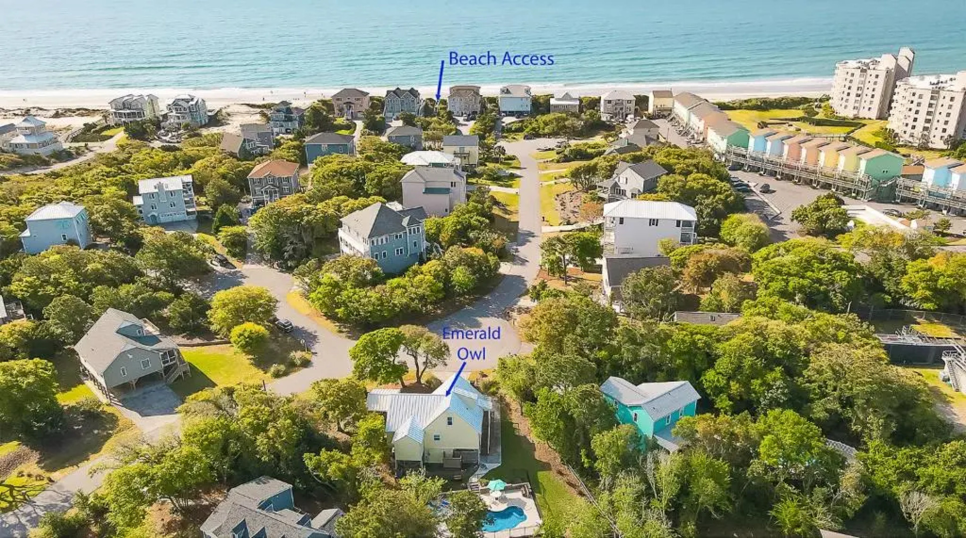 The Emerald Owl House - Peaceful Emerald Isle Beach House w/ Luxurious Heated Pool!