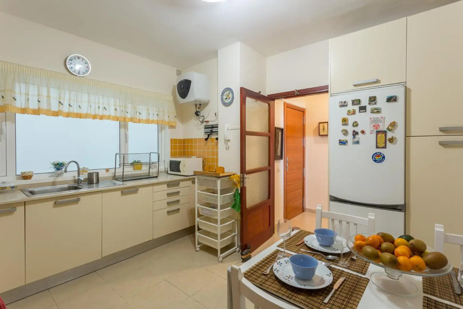 Front line beach with fantastic terrace.