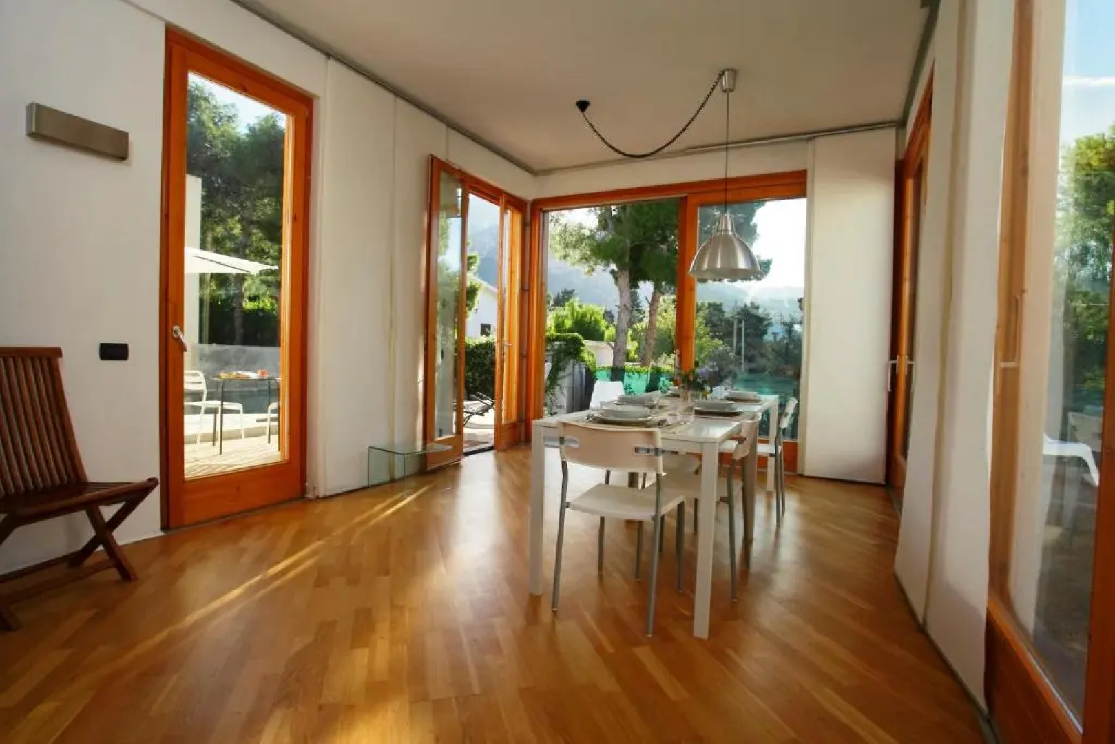 4 bedrooms house with sea view shared pool and furnished garden at Torre Colonna Sperone 1 km away from the beach