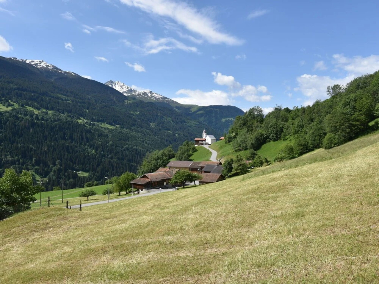 Apartment in Breil Brigels With Terrace, Garden Furniture, BBQ