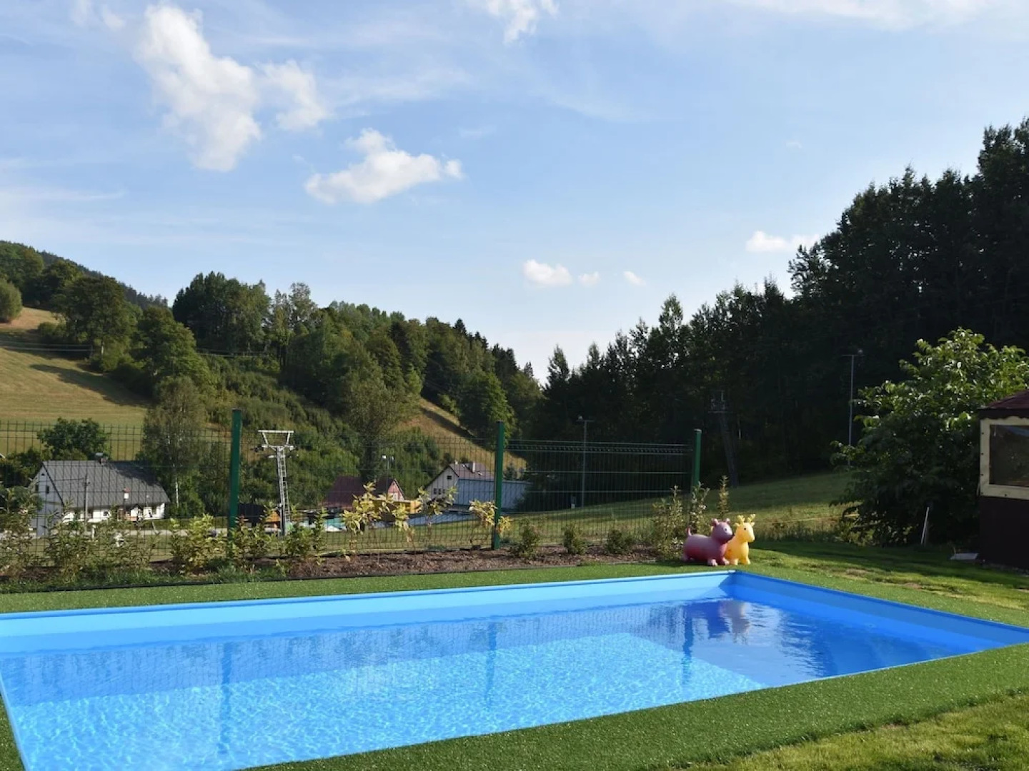 Holiday Home With Large Garden, Private Swimming Pool, Beautiful View and Directly by the Piste