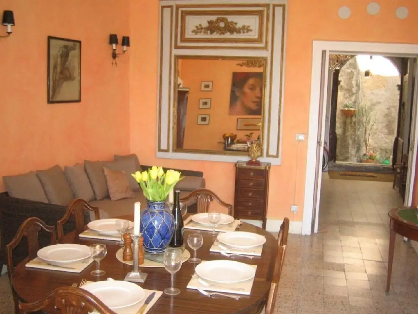 Views of mountains and the sea