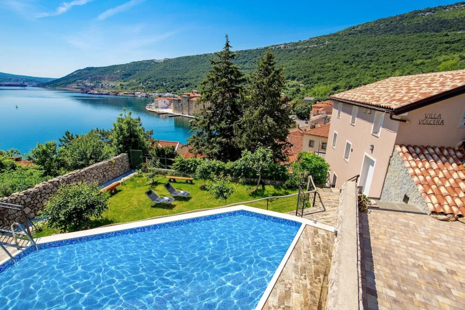 Villa With 3 Bedrooms in Bakar, With Wonderful sea View, Private Pool,