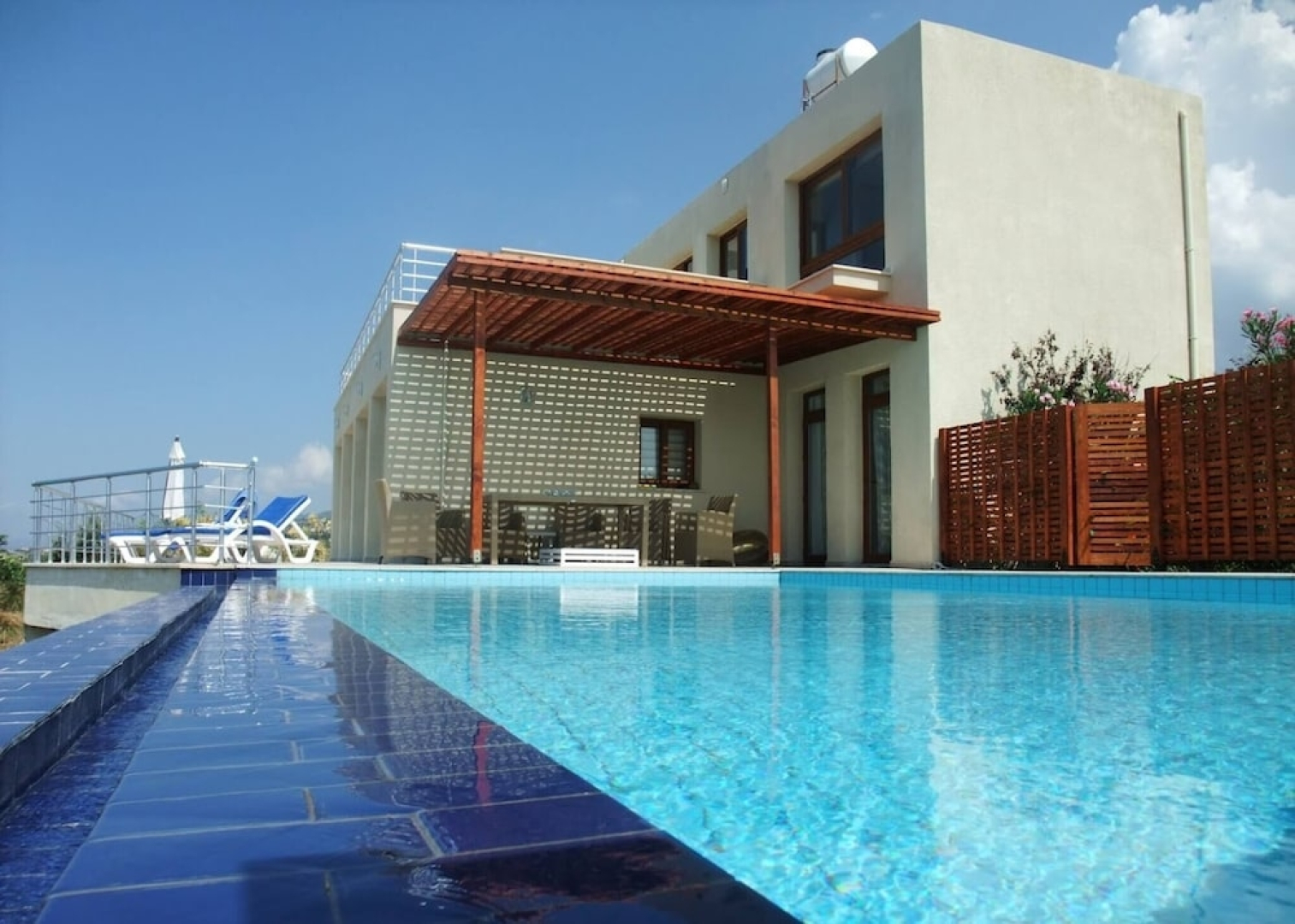 Coordinates are : 35.3480640, 33.5800703, Seacliff Villa, North Cyprus