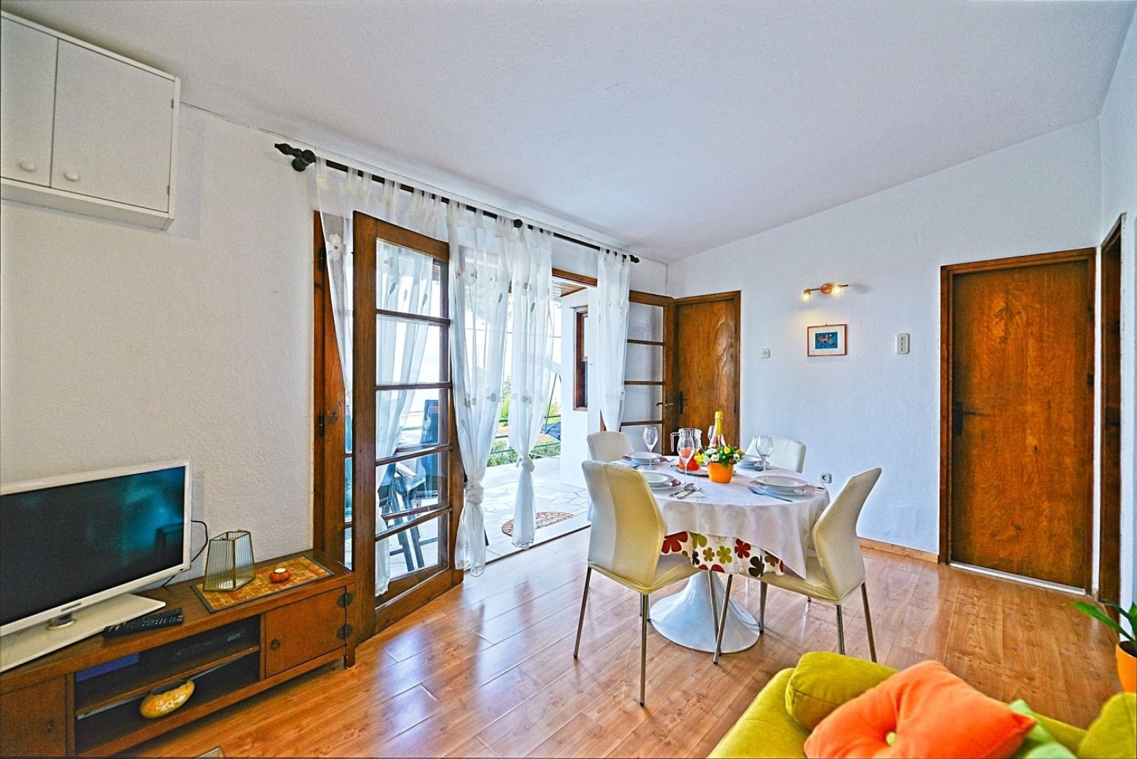 Holiday house Viki - sea view terrace: Postira, Island Brac