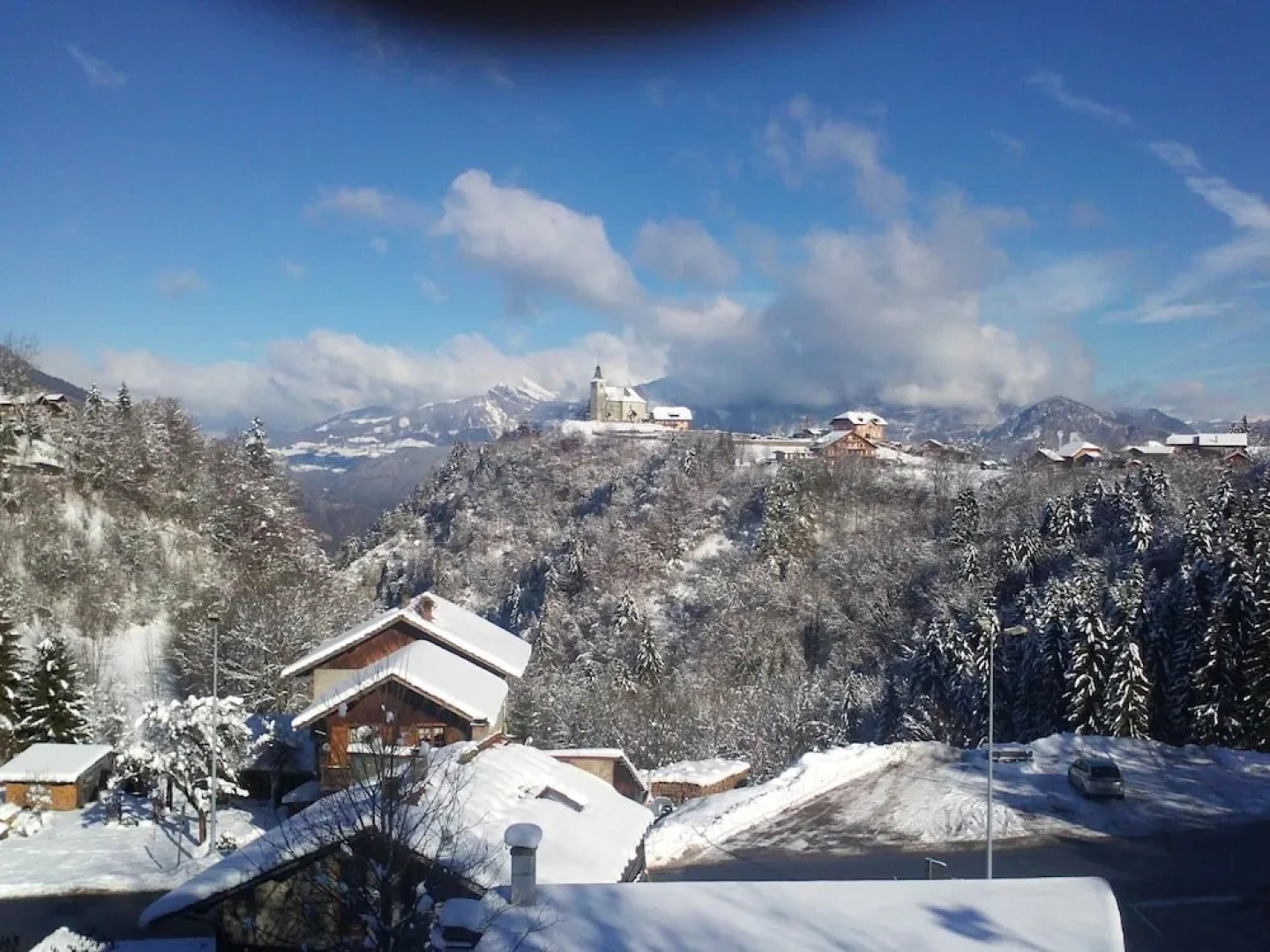 Apartment With 3 Bedrooms in Mont-saxonnex, With Wonderful Mountain View, Enclosed Garden and Wifi - 600 m From the Slopes