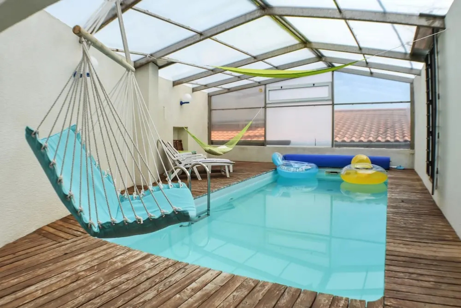 House With 2 Bedrooms in Corent, With Indoor Pool, Enclosed Garden and