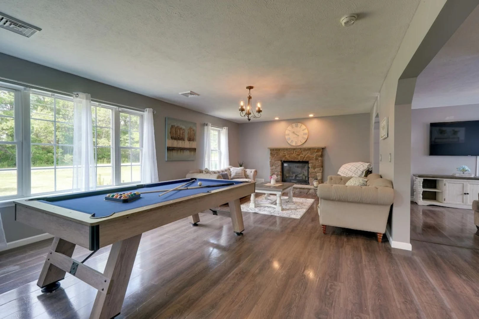 1 Mi to Lakes: Family Pocono Home w/ Fire Pits!