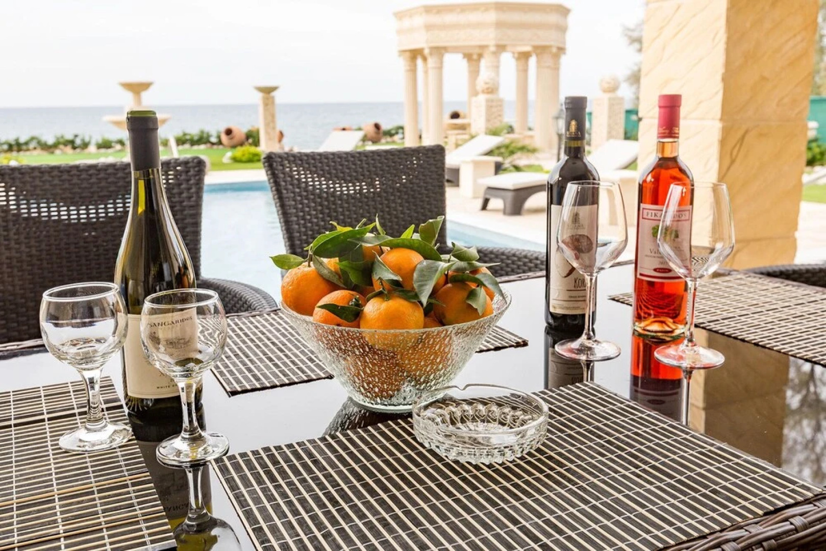 Imagine Renting Your Own 5-star Private Cyprus Villa on the Beach, Paphos Villa 1411