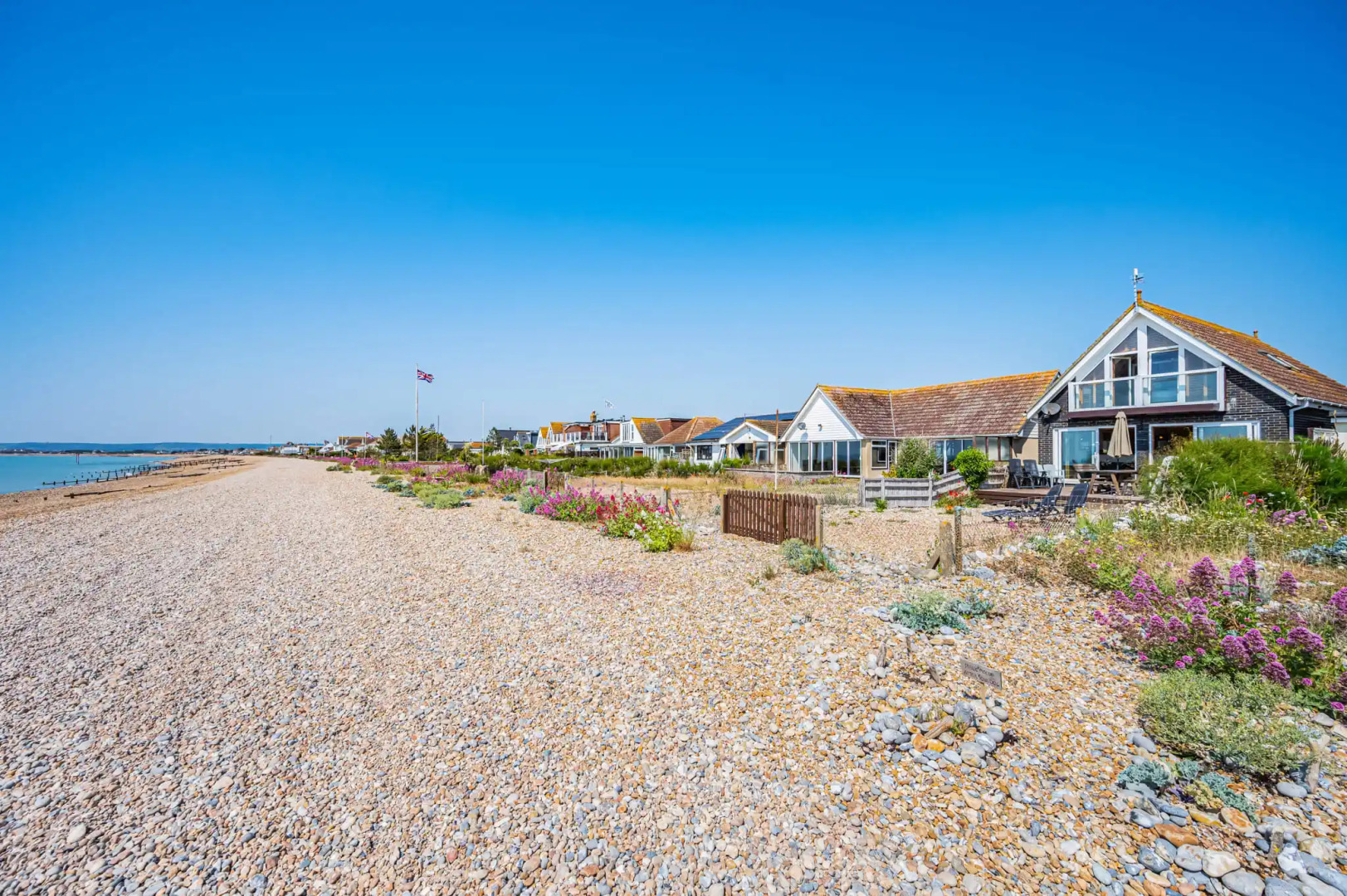 Pebbles View Overlooking the Beautiful Pevensey Bay Beach