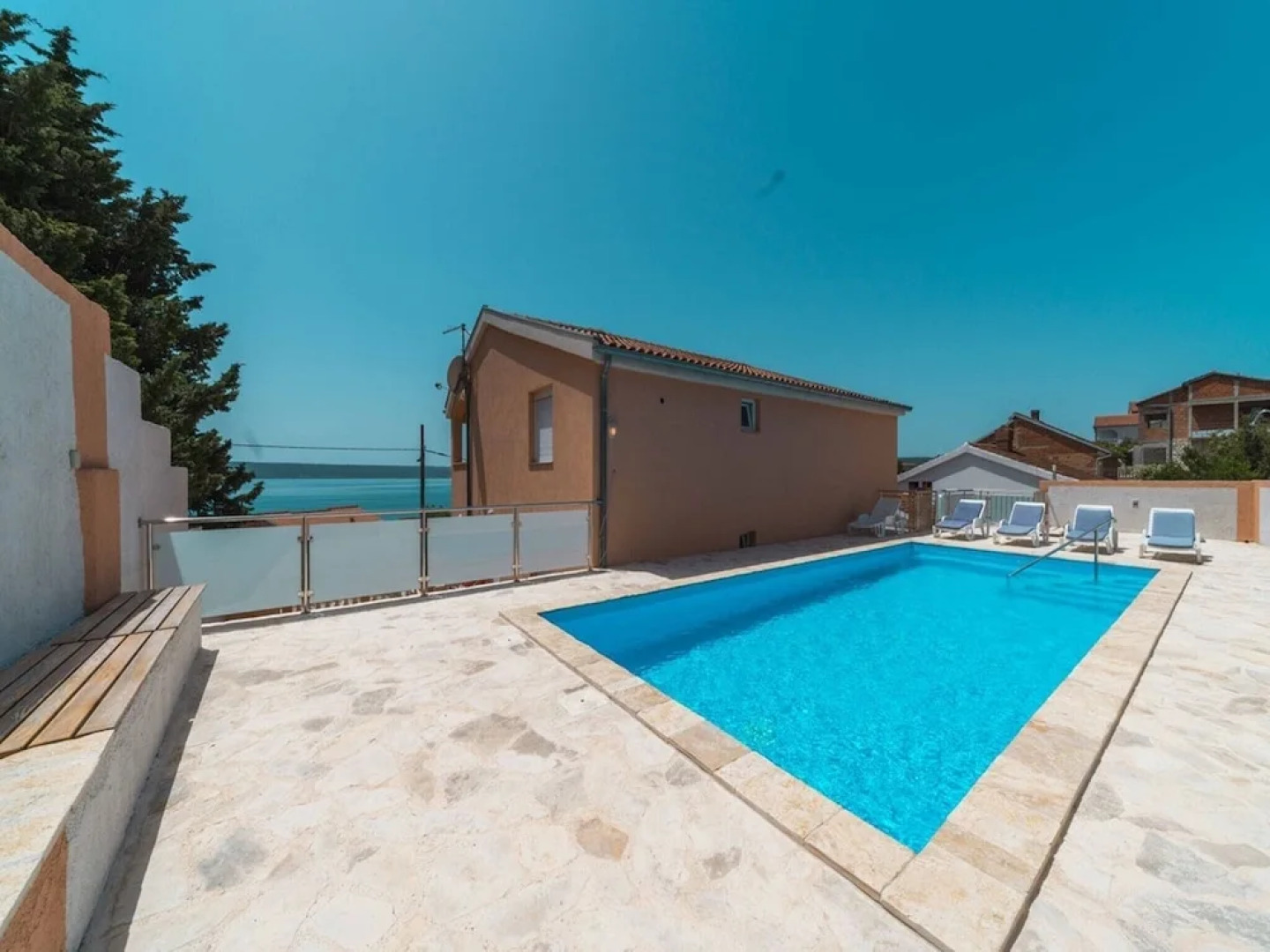 Modern Holiday Home With Private, Heatable Swimming Pool, 150m From the sea