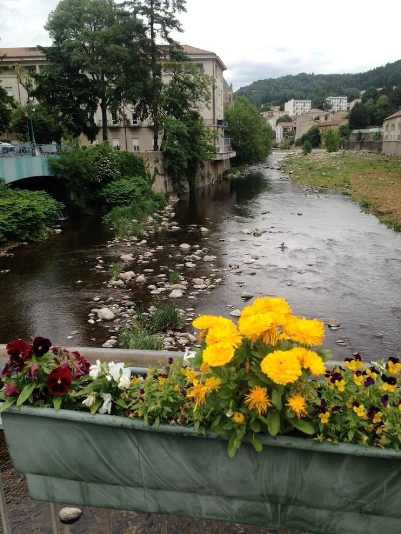 Apartment With one Bedroom in Vals-les-bains, With Wonderful Mountain View and Wifi - 30 km From the Slopes