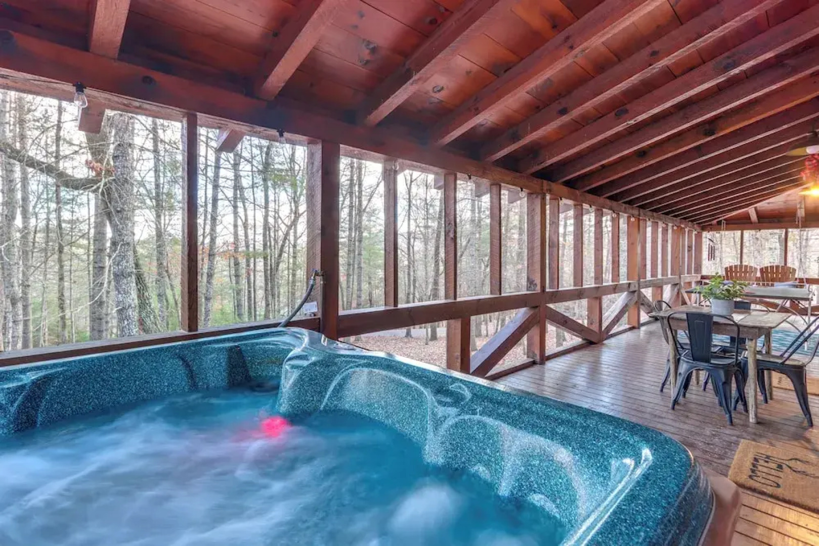Hot Tub & Games: Ridgetop Cabin in Blue Ridge!