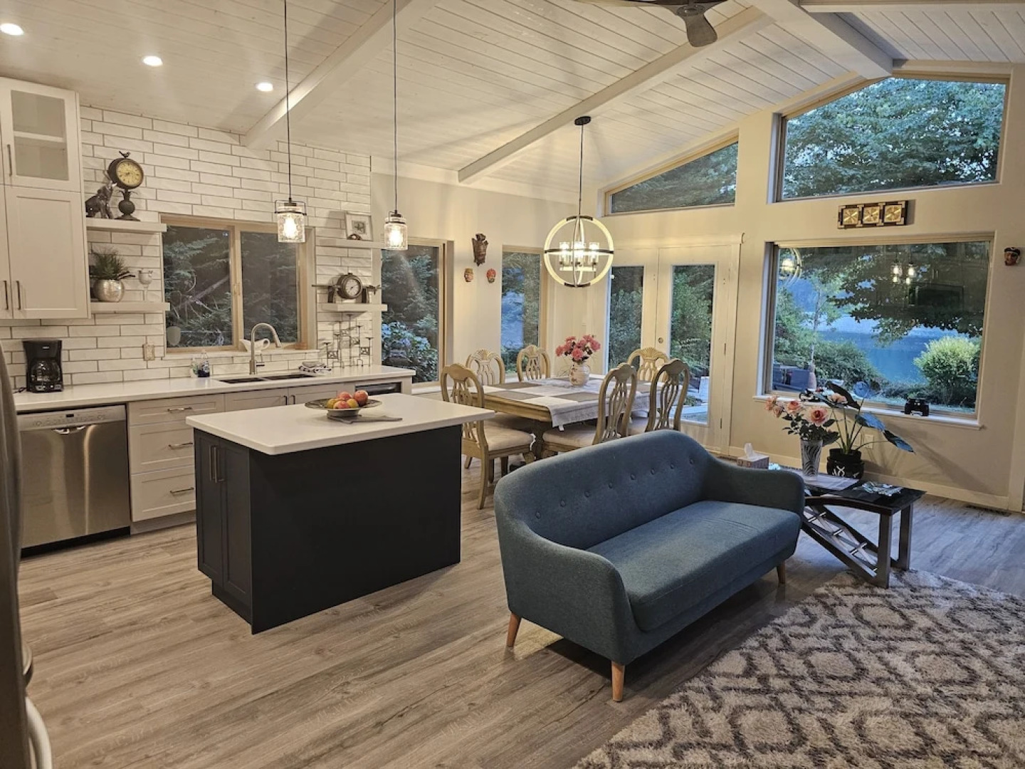 Luxury ocean dock pool villa