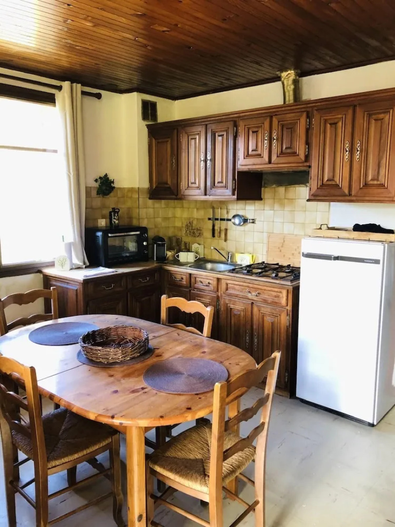 Apartment with One Bedroom in Jausiers, with Wonderful Mountain View, Furnished Garden And Wifi - 14 Km From the Slopes