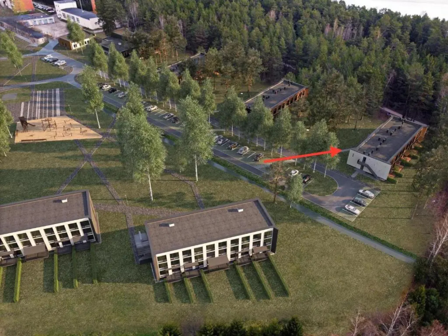 Seaside apartment at Albatross, Kesterciems