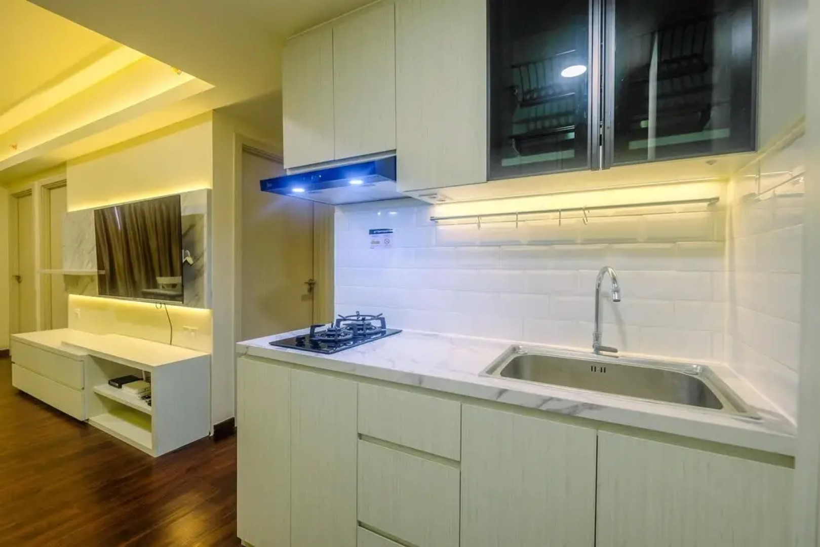 New Furnished and Minimalist 2BR + 1 Office Room at Meikarta Apartment