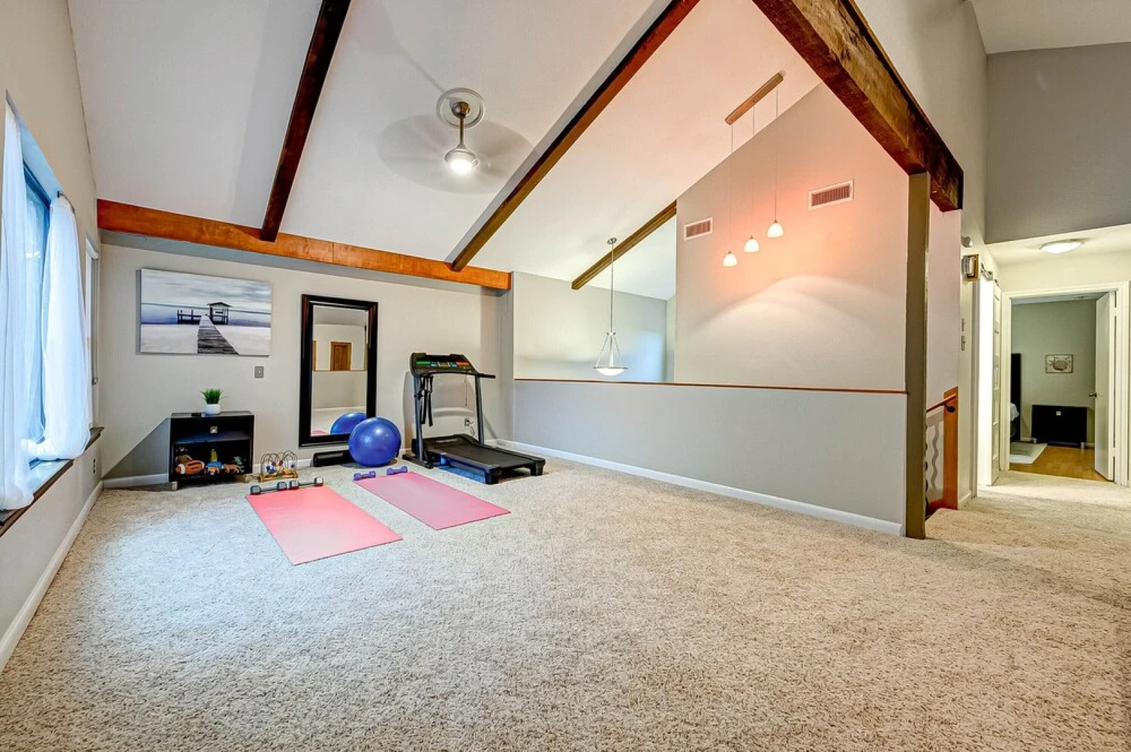 The Hideaway in El Lago, Home Gym, Rain Shower, King Bd, Sleeps 8, Space Center