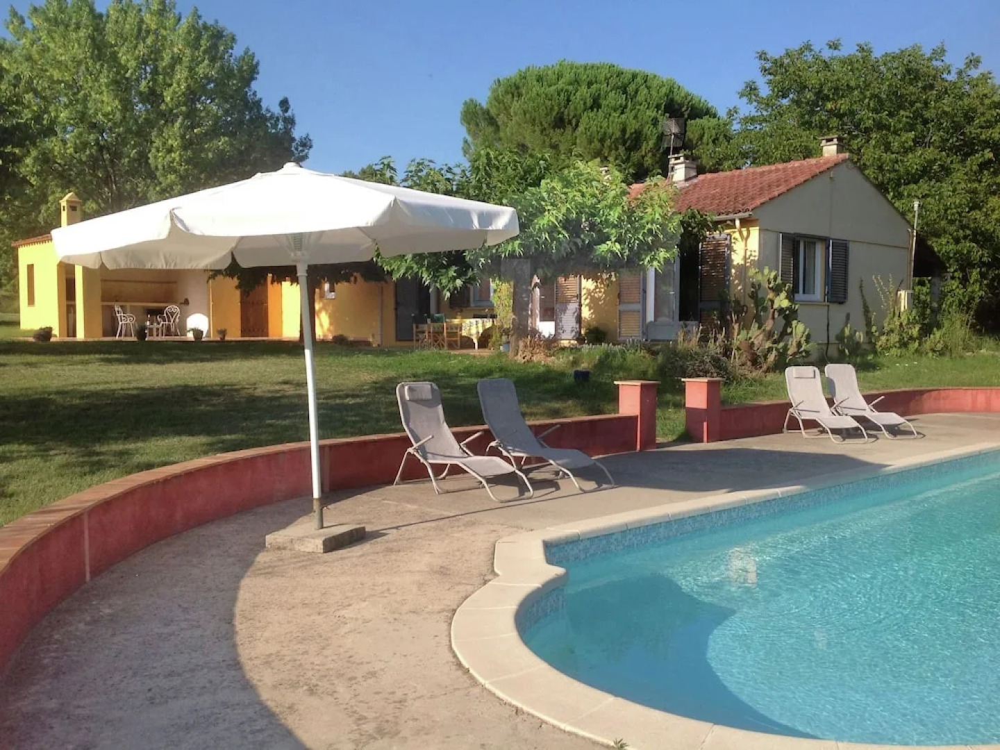 Comfortable Detached Holiday Home With Large Garden of Around 1 ha and Private Pool