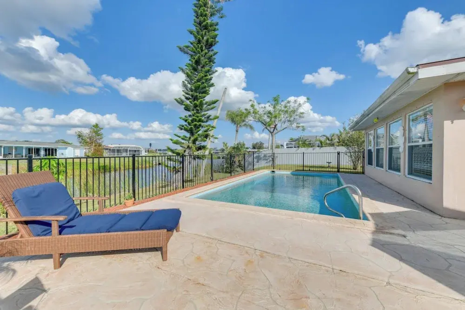 Canal-front Fishing & Pool: North Port Home