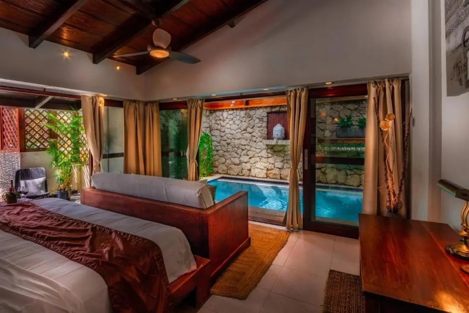 Bali Retreat Aruba -2 Pools,Cinema,Yoga,Cave