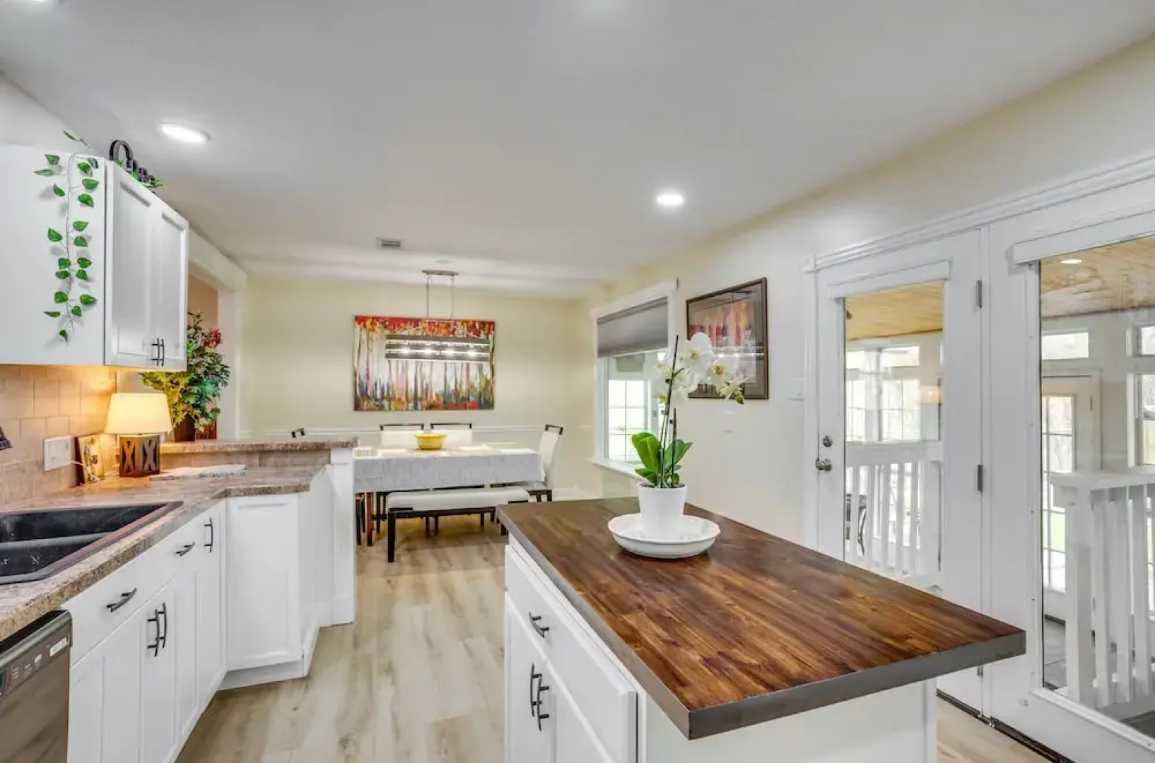 Backyard, Deck & Fire Pit: Conroe Getaway