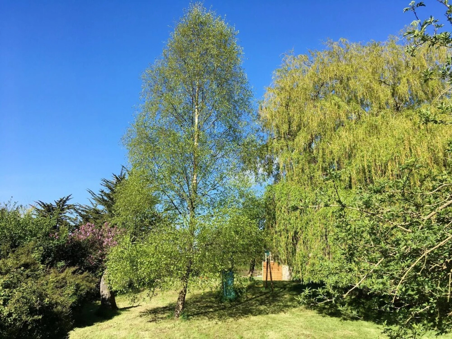 House With one Bedroom in Plounérin, With Pool Access, Furnished Garde