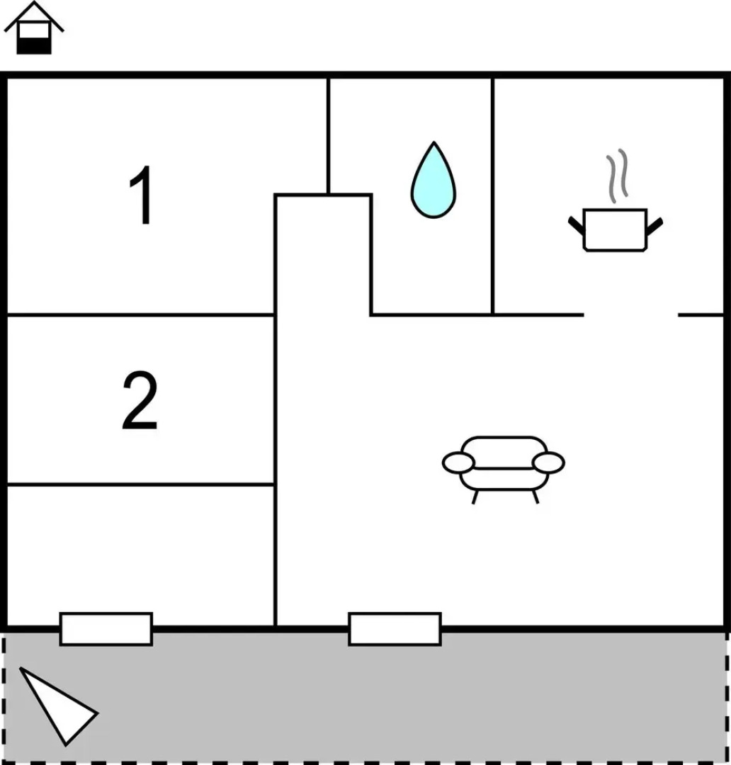 Nice Home in Arrach With 2 Bedrooms