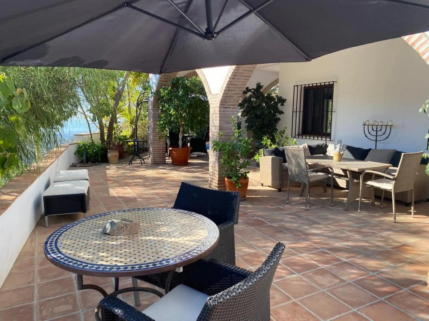 Mountain-view holiday home in Arenas with private pool