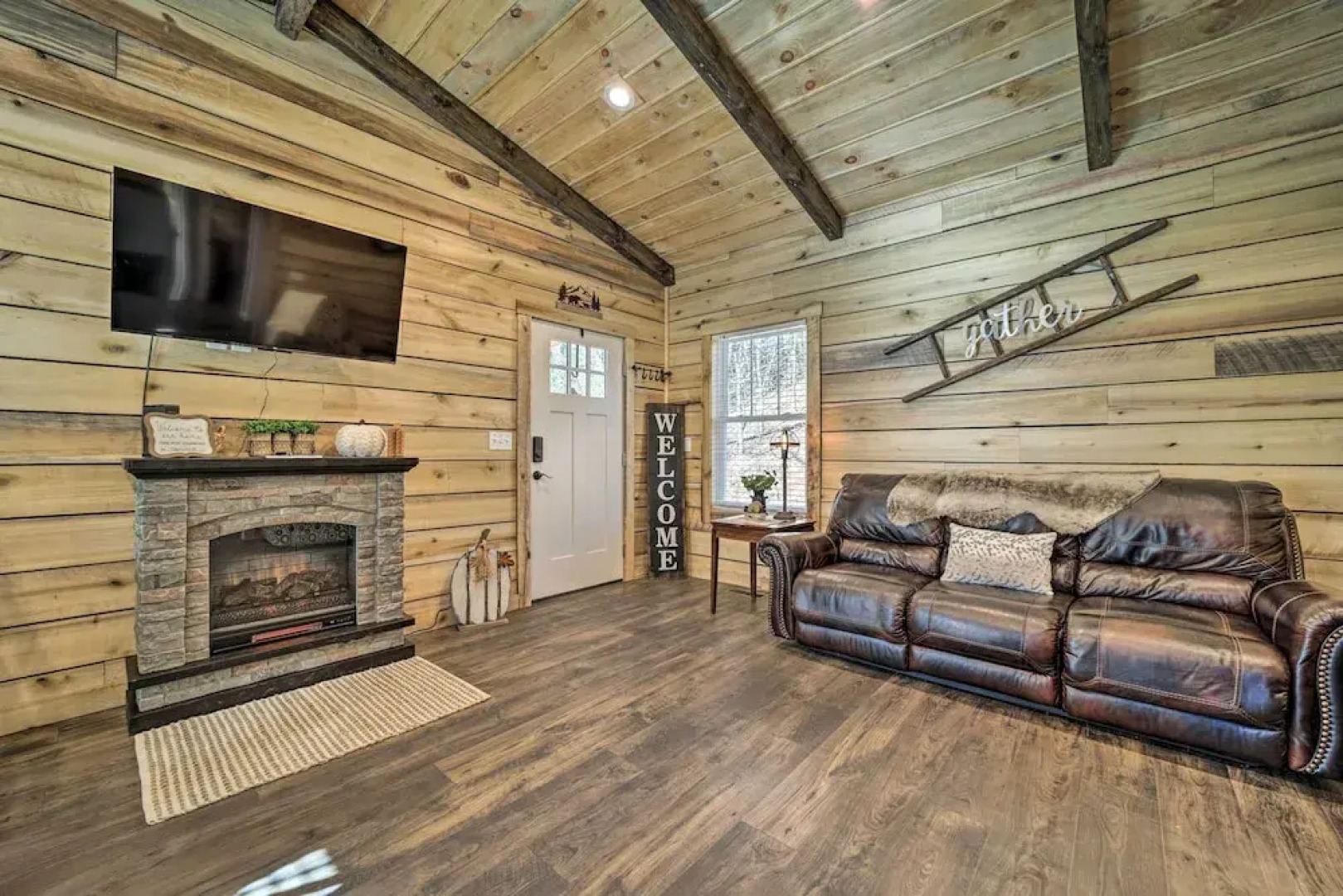 Modern Cabin w/ Fire Pit < 3 Mi to Trails!