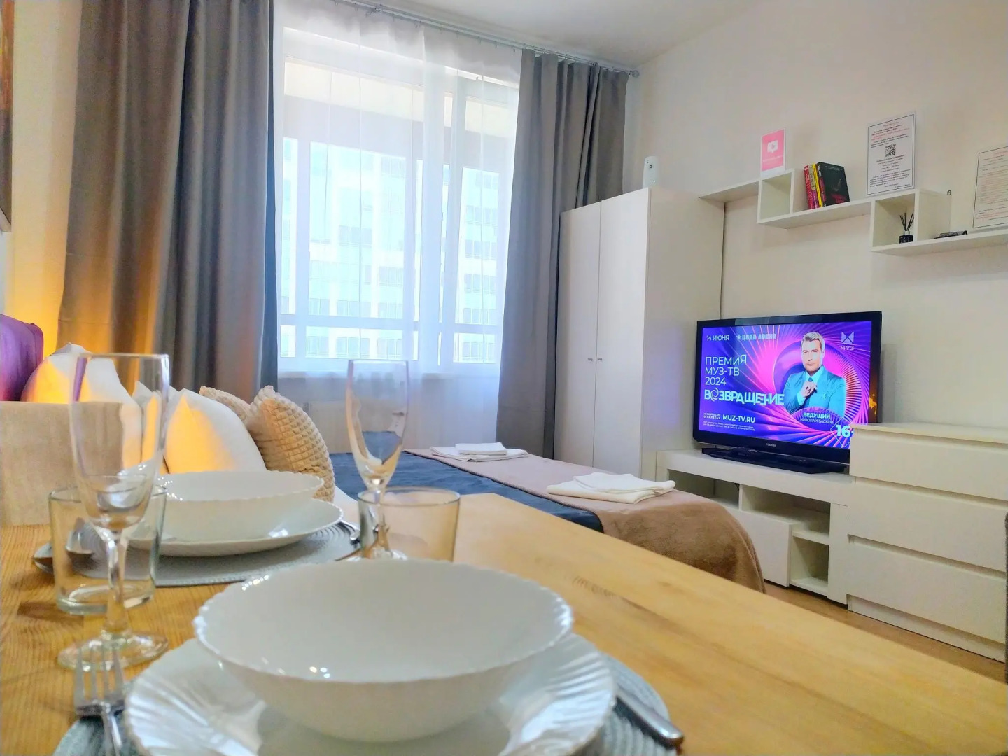 Апартаменты на проспекте Европейский 9 корпус 2