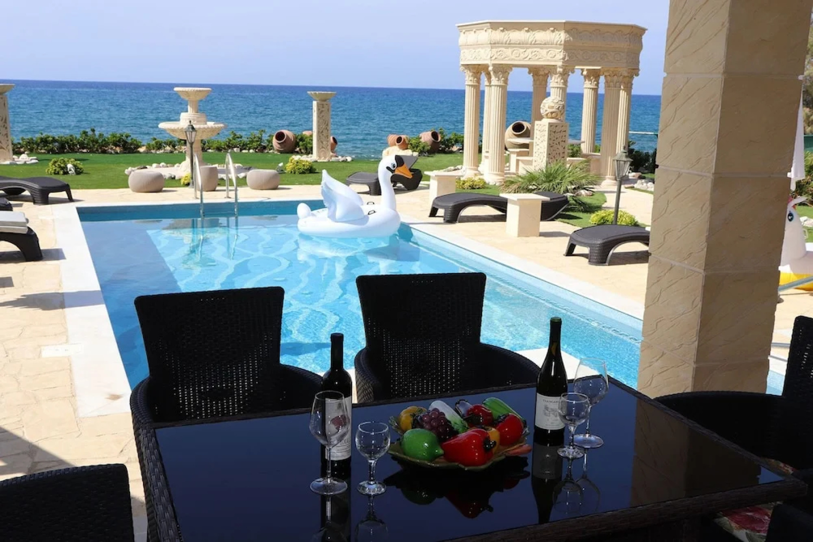 Imagine Renting Your Own 5 Star Private Cyprus Villa on the Beach, Paphos Villa 1410