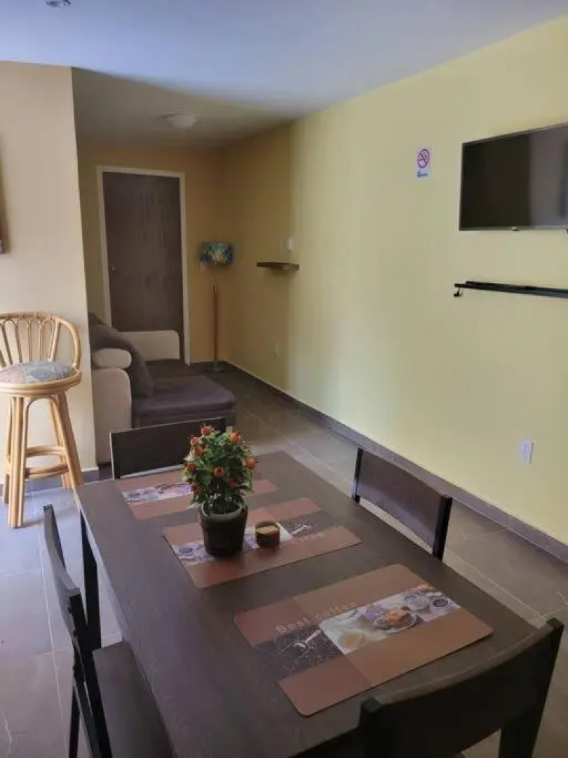 Centrally located, private, 1 bedroom apartment.