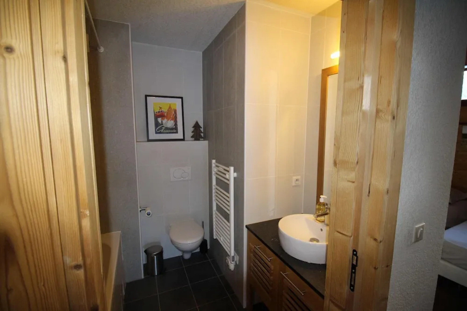 Calme nature ski à Vallorcine Mont Blanc