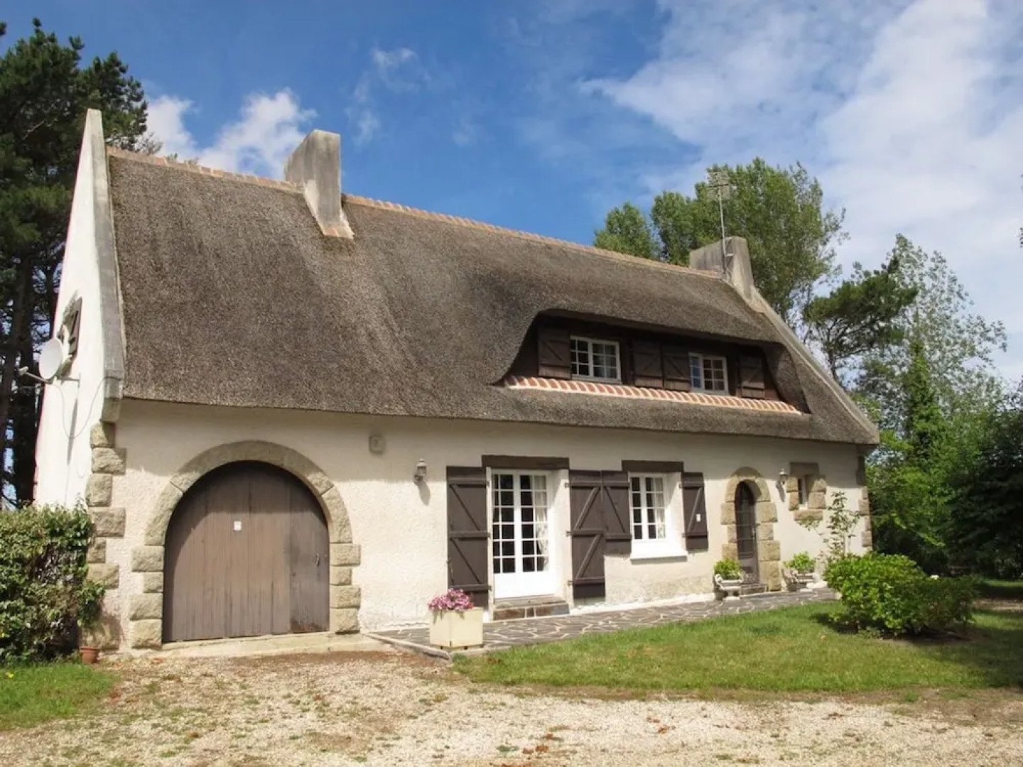 House With 3 Bedrooms in Plounévez-lochrist, With Furnished Garden and