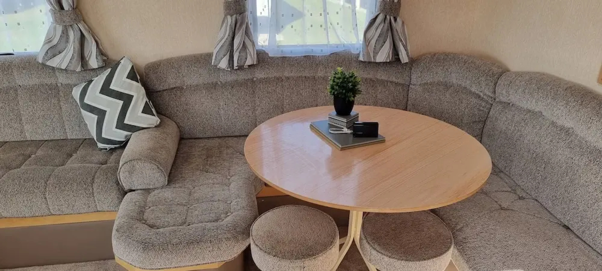 Lovely Caravan at Ingoldmells Just Behind Sealands