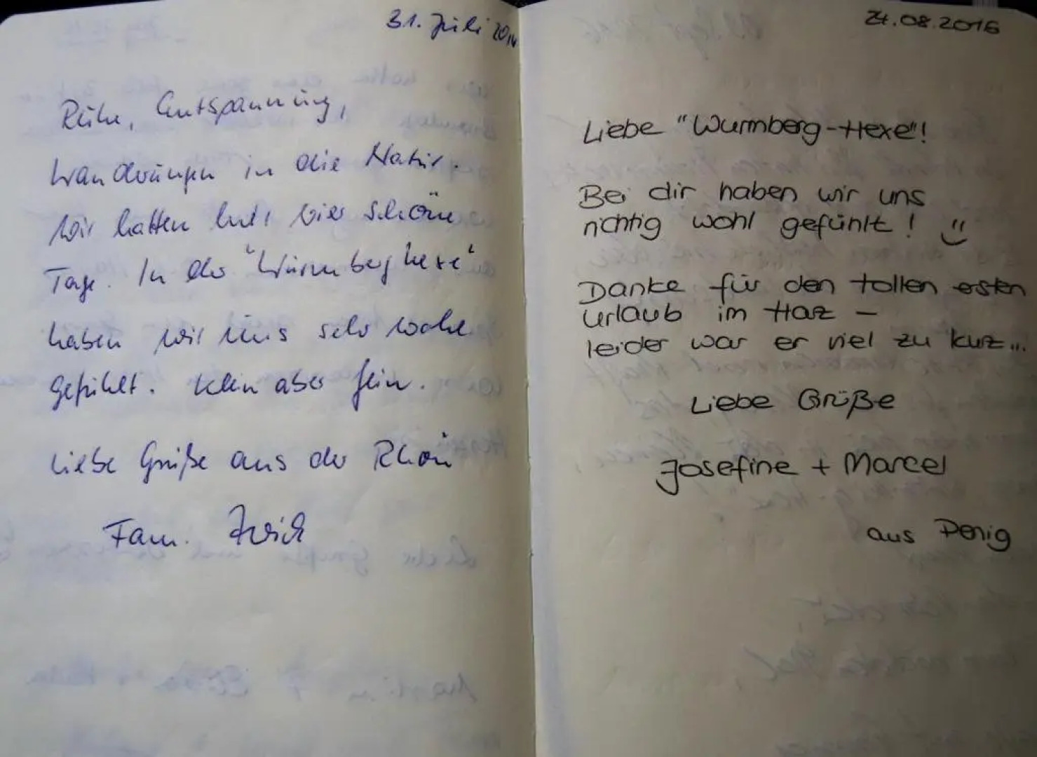 Wurmberg Hexe mit Blick auf den Wurmberg