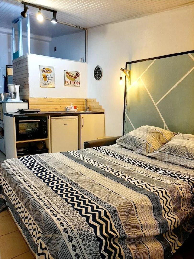 Studio in Baie Mahault, With Shared Pool, Furnished Garden and Wifi - 12 km From the Beach