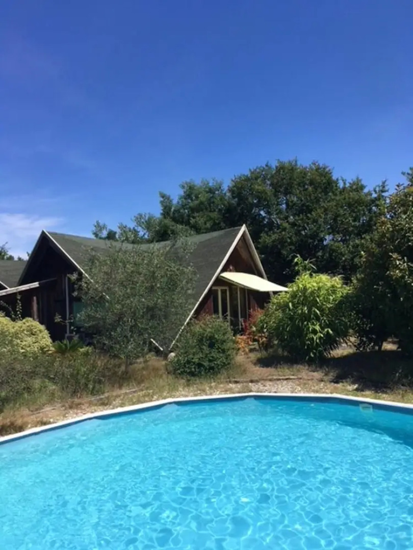 Chalet With 2 Bedrooms in Mézos, With Pool Access, Enclosed Garden and Wifi - 15 km From the Beach