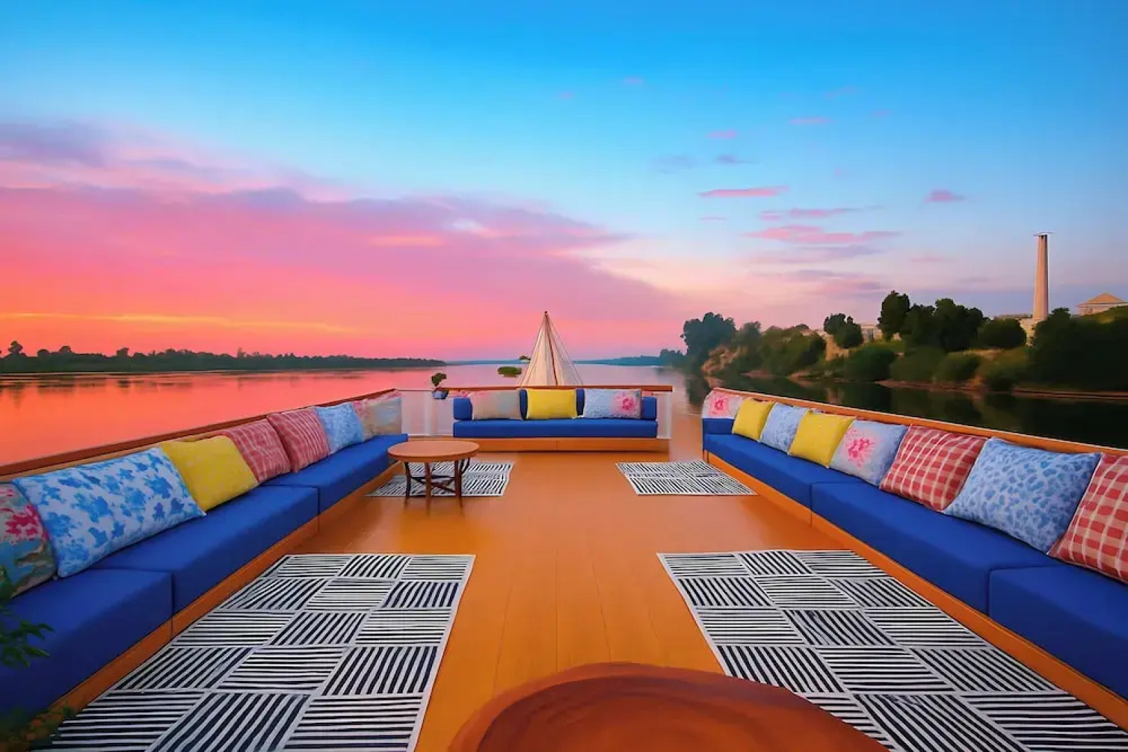 Dahabiya Nile Cruise every Friday from Aswan 3 nights and every Monday from Luxor 4 nights